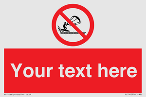 Custom No kite surfing